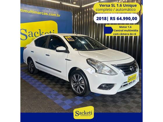 NISSAN VERSA 1.6 16V FLEXSTART SL 4P XTRONIC
